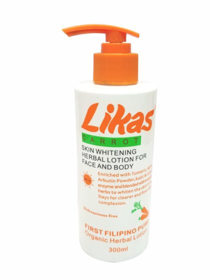 Likas Skin Whitening Herbal Body Lotion Carrot