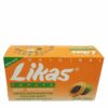 Likas Skin Whitening Herbal Soap Papaya 250g front view